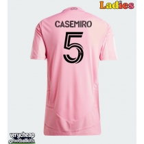 Inter Miami Casemiro #5 Replica Home Shirt Ladies 2026-27 Short Sleeve